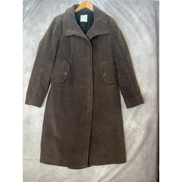 Costume National Italy Brown Cotton Quilted size 44EU Coat Winter Gilmore Girls - Picture 1 of 15